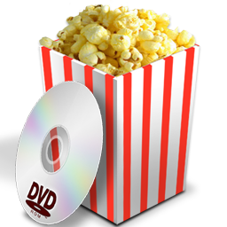 Nano - Popcorn - Simple DVD Icon 256x256 png